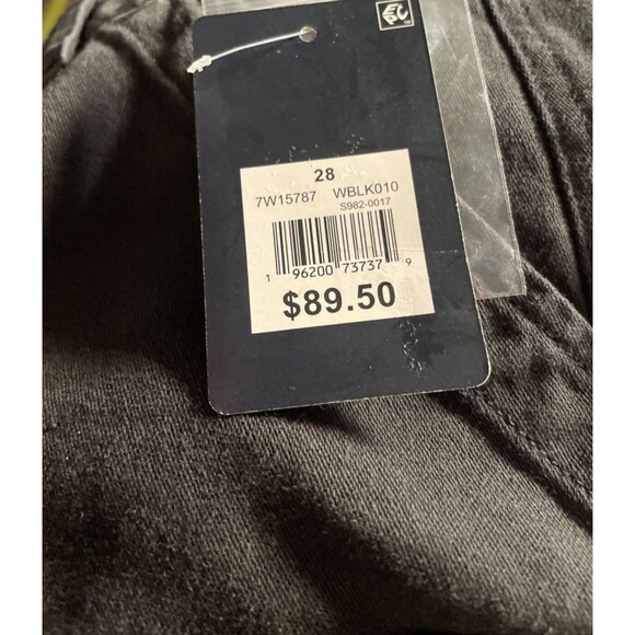 Lucky Brand Women's Raw Hem Utility Shorts size 28 NWT Cut-Off Black - Picture 7 of 13